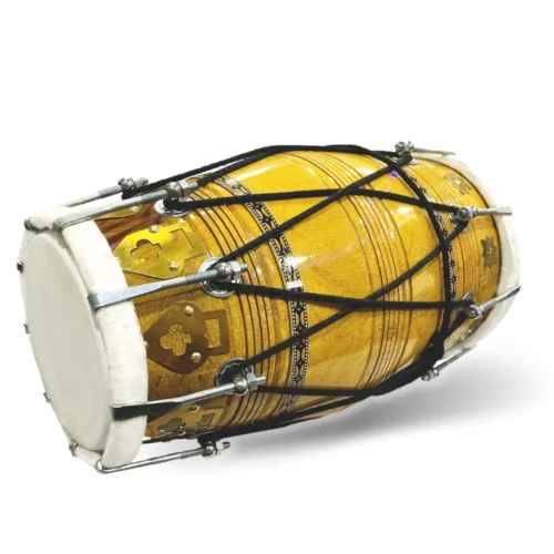 Professional Sheesham wood made Dholak with Goat skin on Both side Nut & bolt fitting with Best quality bag