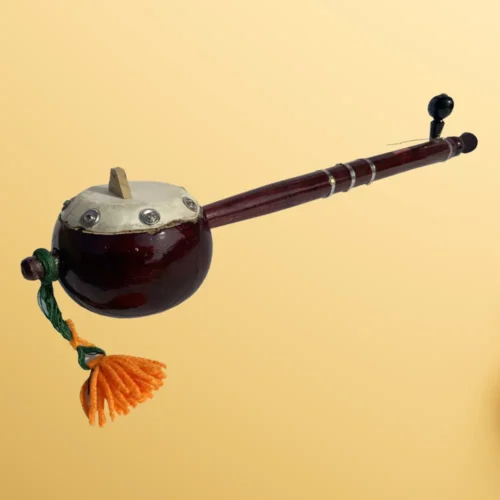 Ektara 22 inch length mango wood made brown polish
