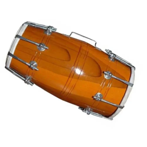 Professional Mango wood made Dholak with Goat skin On both side Nut & bolt fitting
