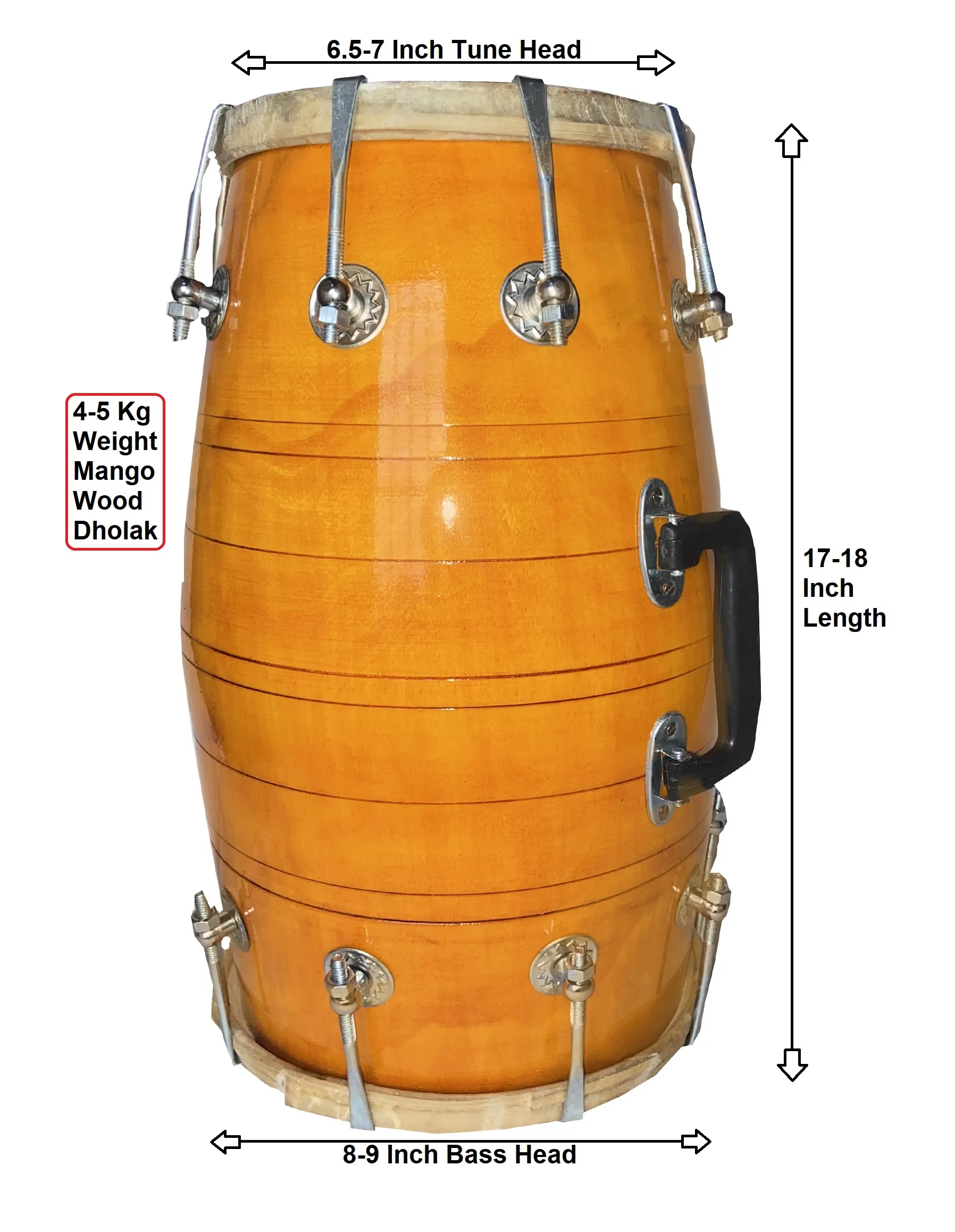 Yellow-polish-18-dholak Yellow-polish-18-dholak